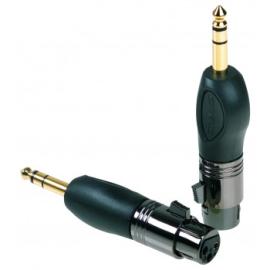 PROEL DHMA295 adapter 6,3 mm stereo plug to 3P XLR female برويل جك تحويل من 6.3 ذكر ستيريو إلى اكس ال ار انثى 