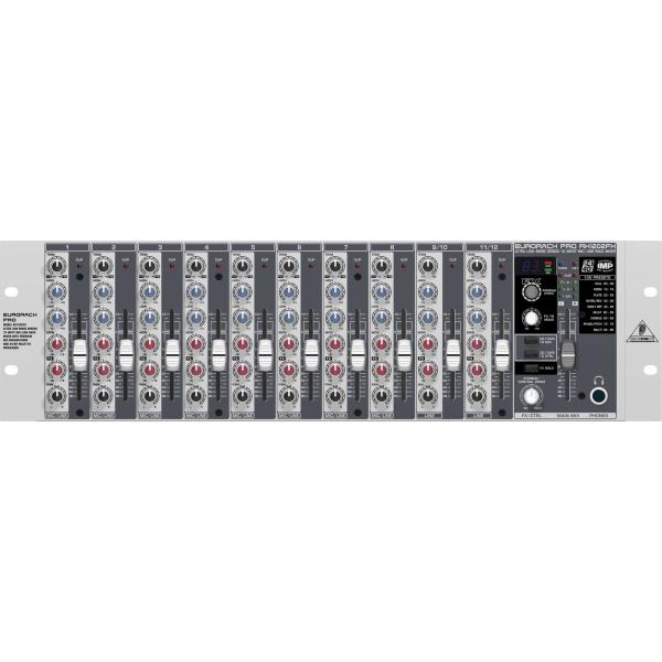 Behringer RX1202FX Premium 12-Input Mic/Line Rack Mixer مكسر صوت بهرنجر تقنية المانية مع 12مدخل للصوت وصدى مميز مناسب لتركيب على راك للمسجد والمدرسة والأستديو والحفلات